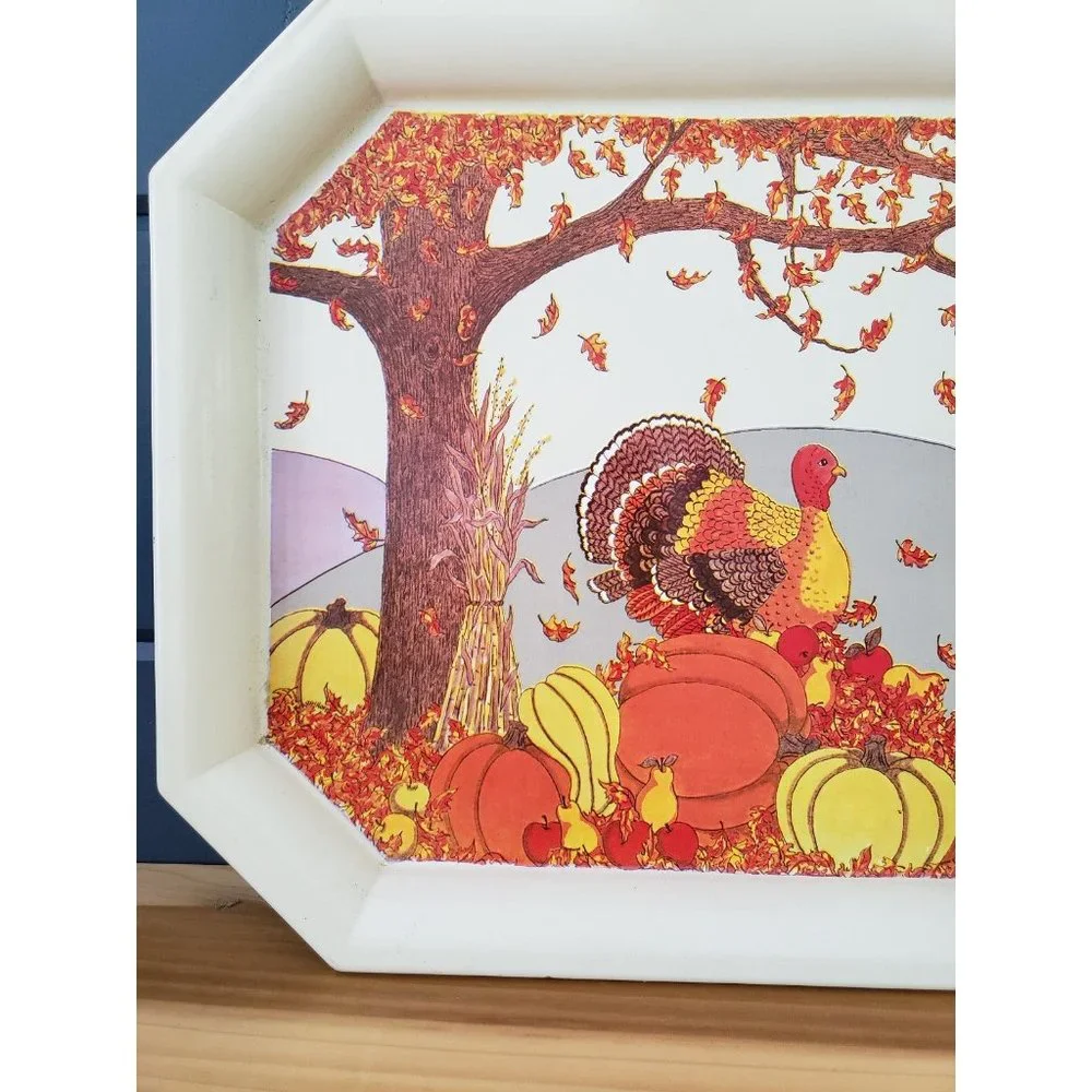 Vintage‎ Fall Theme Serving Tray